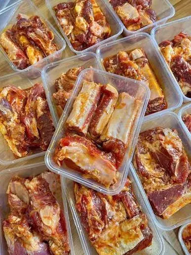 Ảnh Sườn ướp BBQ - Tiệm Thịt Heo Bé Sáu